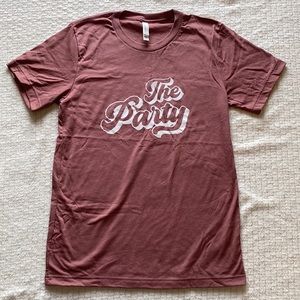 The Party Bachelorette Short Sleeve T-shirt by Bella & Canvas Medium NWOT